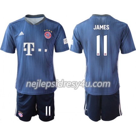 Fotbalový Dres FC Bayern Mnichov JAMES 11 Dětské Alternativní 2018/19